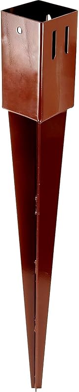 Unibos Heavy Duty Fence Post Spike Holder Support Rust Resistant Metal Stakes view 2