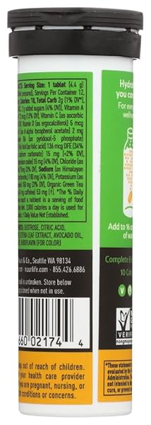 NUUN, DRINK TAB GINGER LEMONADE, 12 COUNT