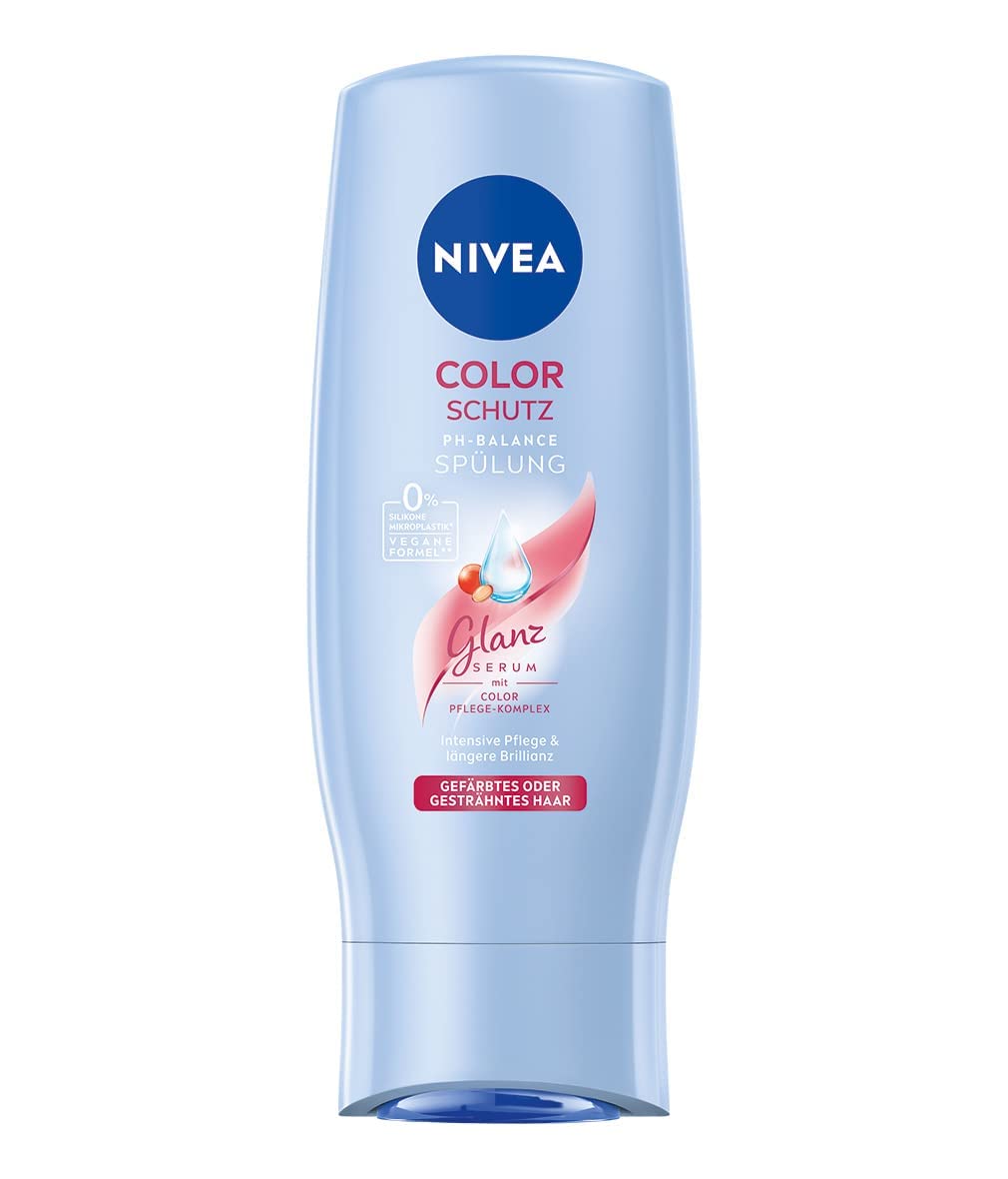 NIVEA Color Schutz Mild Conditioner (200 ml), Gentle Conditioner with Color Care Complex for Healthy, Dyed Hair