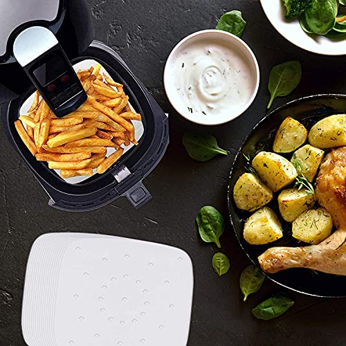 Air Fryer Parchment Paper Set of 200, 7.5 Inches Air Fryer Parchment