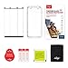 Zizo 2 Pack Full Curved Glass Compatible with Samsung Galaxy Note 8 Tempered Glass Screen Protector Anti Scratch 9H Hardness - Black