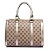 Women Handbag,Women Bag, KINGH Vintage PU Leather Shoulder Bag Purse 2 PCS Set Bag 089 Gold