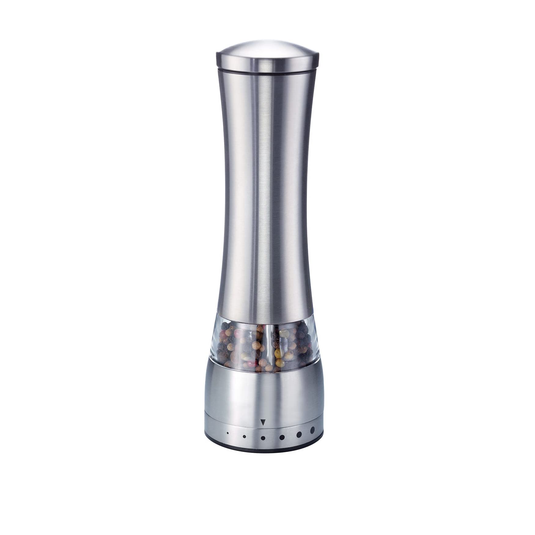 Westmark Salt and Pepper Mill, With ceramic grinder, Height: 21.5 cm, Stainless Steel, Traditionell, Silver, 63562260