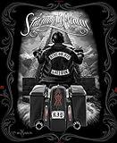 Ride or Die Motorcycle Stairway to Heaven Queen Size Luxury Royal Plush Blanket 79x95 Inches