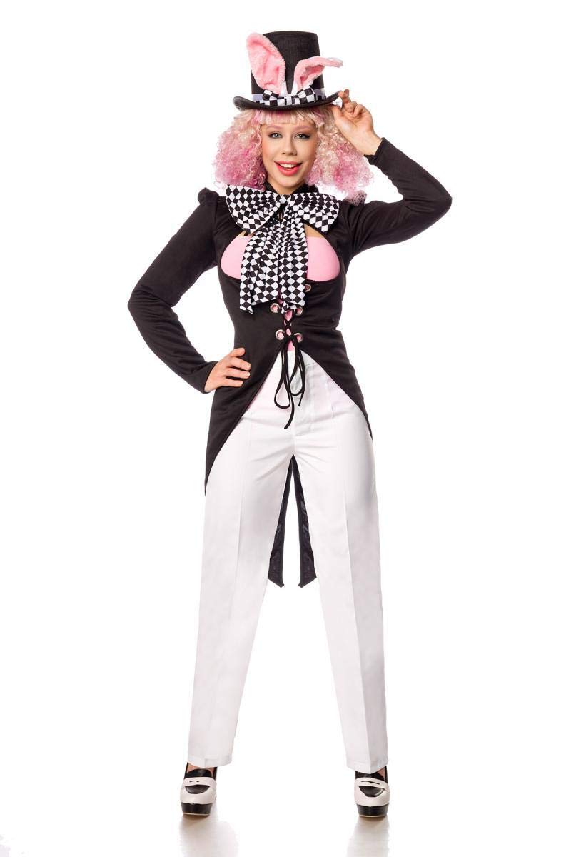 Mask Paradise 80153 80153-005-027 Cute Bunny Hatter Costume 80153 Carnival Costume, White, XL