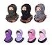 YR.Lover Children's Double-Deck Winter Windproof Cap Thick Warm Face Cover Adjustable Ski Hat Rose