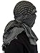 Zephyr Shemagh Tactical Desert Scarf - Grey/Black