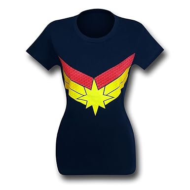camiseta capitana marvel mujer