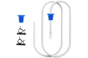 YOFOCOO Sink Soap Dispenser Extension Tube Kit - 47" Long Sink Soap Dispensers Tube with Upgraded Check Value - Under Counter Soap Extension Tube Kit,Never Fill The Little Bottle Again