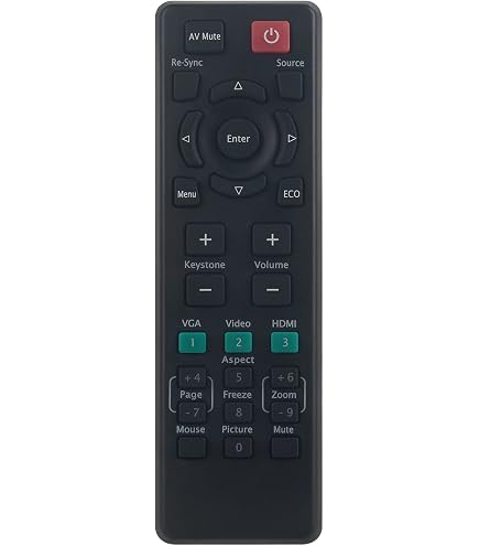 Mando A Distancia De Repuesto VINABTY Para Proyectores InFocus IN114x, IN112x, IN116x, IN118HDxc, IN119HDx Y Más - Control Por Infrarrojos