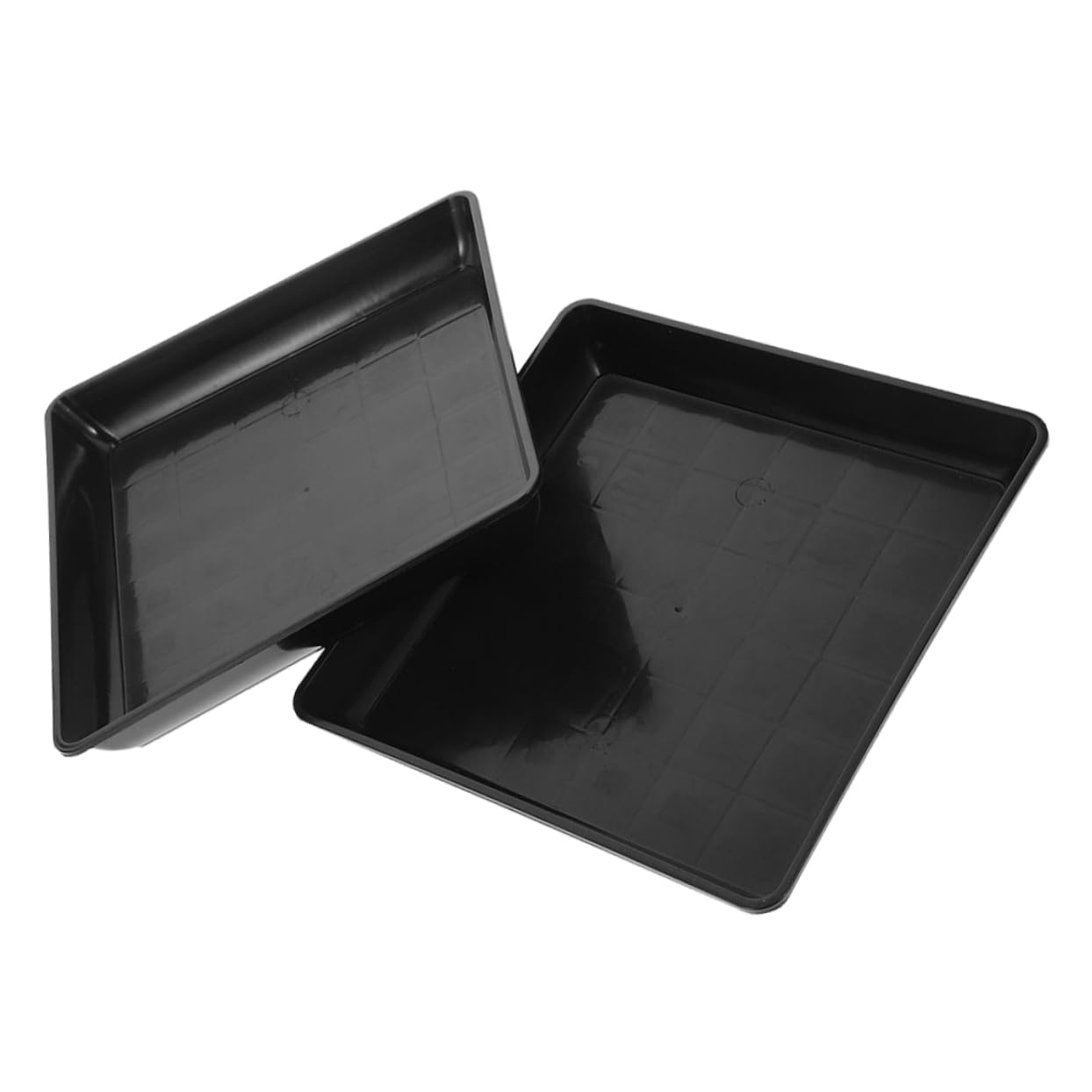 SUPVOX 2pcs Flower Pot Base Plant Pot Saucer Plant Plate Plastic Plant Trays Planter Trays for Indoor Plants Plant Saucers for Outdoors Plastic Planter Saucers Thicken Pp Drain Pan