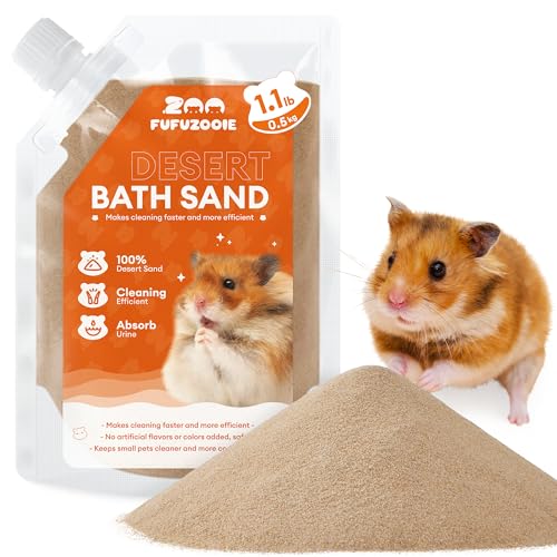 FUFUZOOIE Hamster Bath Sand