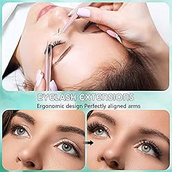 5 Pcs Eyelash Tweezers Set Eyelash Extension