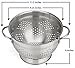 Raishi Stainless Steel Colander for Easy Cleaning - 5 Quart High Grade Guaranteed. Best Metal Colander.