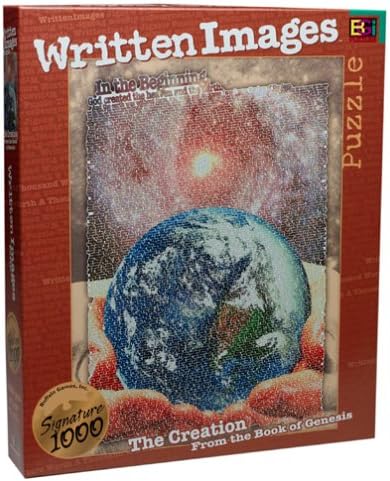 Buffalo Games Signature 1000 Piece Puzzle - Written Images - The Creation From the Book of Genesis