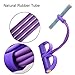 iTECHOR Pull Exerciser Sit-up Bodybuilding Expander Elastic Rope Training Equipment – Purple