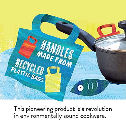 Prestige Earth Pan Induction Hob Pan Set 4 Piece Non Stick Pots and