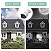 Amzpas Outdoor Security Camera, 1080p Night Vision WiFi Camera 2.4GHZ Outdoor Wireless Camera IP65 Waterproof Bullet Surveillance Camera with Motion Detection, Activity Alert, Two-Way Audio (White)