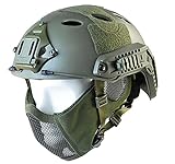 Tactical Foldable Half Face Airsoft Mesh Mask with