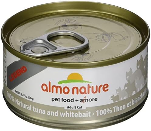 Almo2.47 Oz Legend Tuna & Whitebait Canned Cat Food (24 Case), Medium