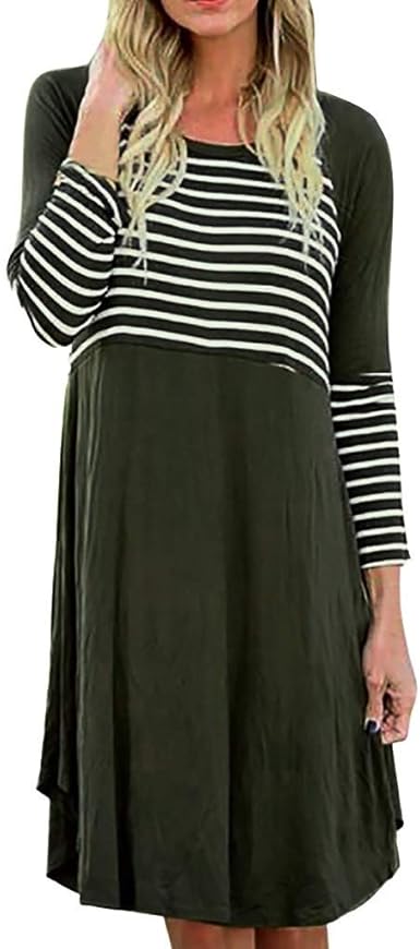 patchwork midi dress