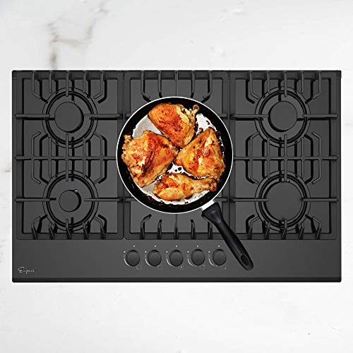 Empava 30 in. Gas Stove Cooktop 5 Italy Sabaf Sealed Burners NG/LPG