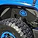 MAIKER Compatible with Front and Rear Inner Fender Liners w/Five Star Logo 2007-2017 Wrangler JK JKU 4WD Lightweight Aluminum Design Black