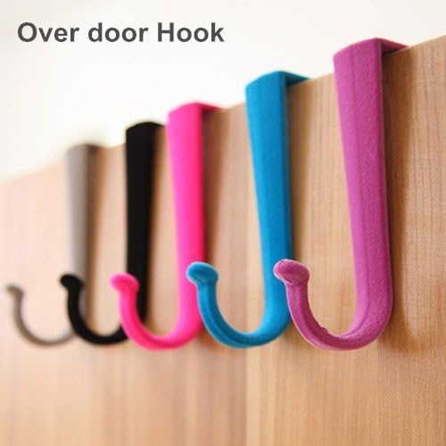 10 Pcs/lot Over Door Hook S Hook Door Hanger Clothes Hook Wall Hat Rack Saloon Furniture Decorative