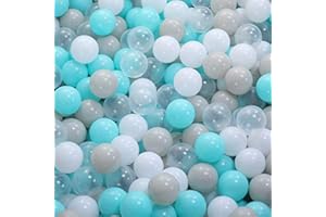 Thenese Ball Pit Balls Soft Plastic Ocean Balls for Parties Events Playground Games Pool Birthday Gift Small Size 2.15 inches 100pcs Green