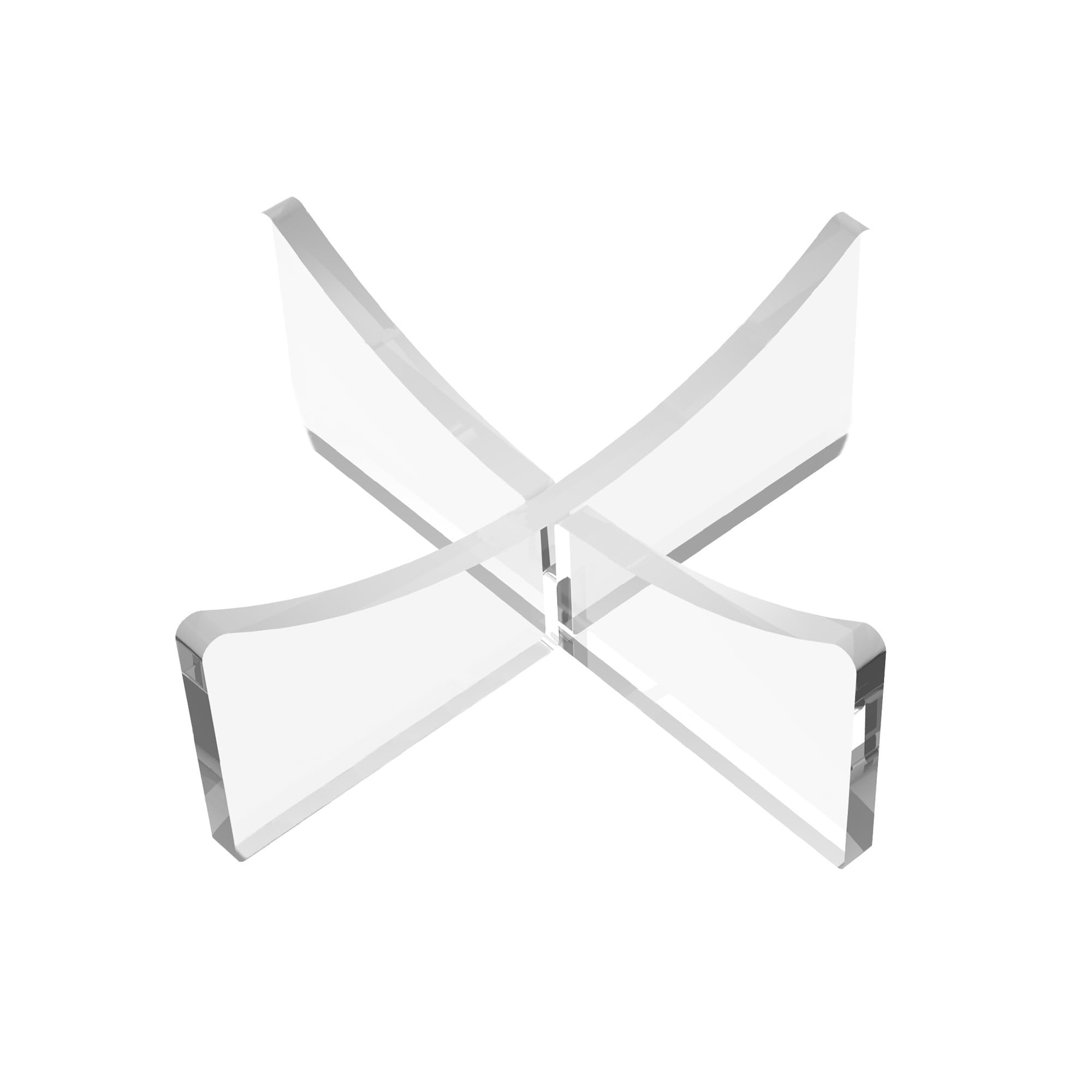 Photo 1 of HEMYLU Acrylic Ball Stand Holder, 6-Pack Display Stands for Football Basketball Soccer, Volleyball Rugby Clear Case Rack