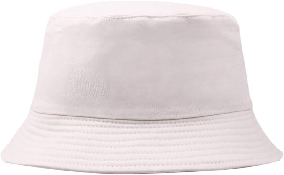JunhouseUnisex Women Men Cotton Sun Hat Fisherman Fishing Bucket Cap