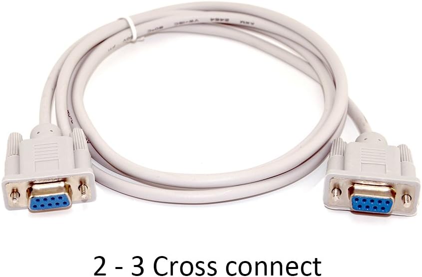 GaoLx RS-232 DB9 9pin Cross link 2-3 3-2 female to female connect cable, RS232 DB9pin converter wire