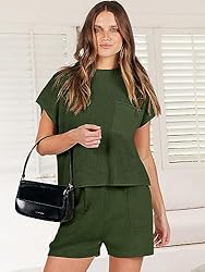 ANRABESS Two 2 Piece Outfits Womens 2024 Spring