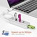 USB C Hub, WEme Portable 4 Port USB 3.0 Hub with Type C Adapter Converter, 2 in 1 USB Data Hub Compatible with Mac, iMac, MacBook Air, Surface Pro and Other Type C Devices, Unibody Aluminum