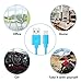 iPhone Charger, M-Better Upgraded 3Pcs 6Ft Lightning to USB Charging Cable, Syncing and Charging Cord for iPhone 7 7plus 6s Plus 6 SE 5s 5c 5 iPad Air mini 4th Gen iPod nano /touch (Blue)