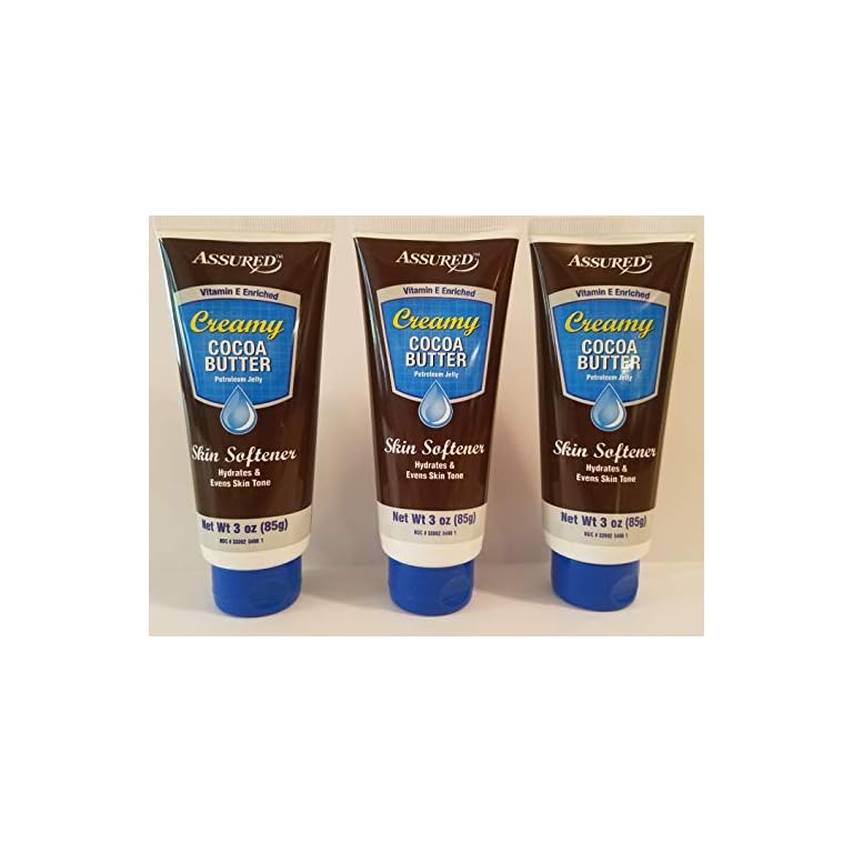 Creamy Cocoa Butter Petroleum Jelly Vitamin E Enriched, 3 oz (Pack of 3)