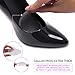 Premium High Heel Inserts [Extra Soft Forefoot Cushioning] Ball of Foot Cushions for Women and Men, Reusable Metatarsal Pads, Prevent Blisters and Calluses, 8 Invisible Pads, Fit Any Shoe