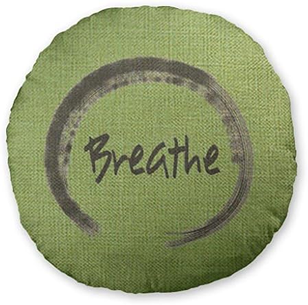 Mushroomy Buddhist Meditation Cushions For Yoga Instructors Decorative Round Line Pillow Case Covers