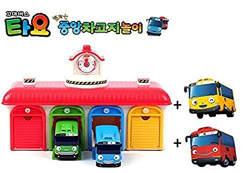 Tayo The Little Bus [Talking Bus Depot Center Playset-Included Tayo & Rogi + Gani & Rani]