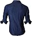 jeansian Men's Slim Fit Long Sleeves Casual Shirts 8561