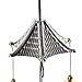 Jareally Wind Chimes, Great Sound Bronze Color Temple Bells Wind Chimes Windchimes (A-Tower)
