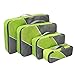 G4Free Packing Cubes 4pcs Value Set for Travel ,Helpful Packing Bags(Green)
