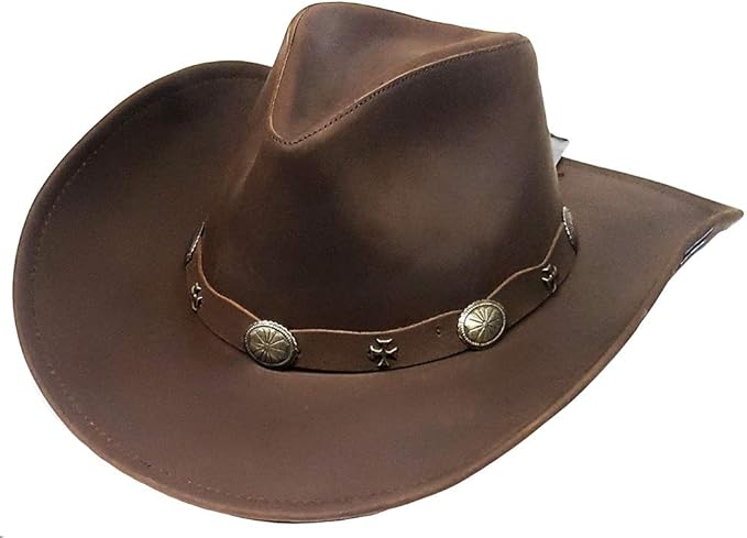 brown western hat