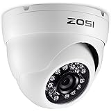 ZOSI 2.0 Megapixel HD 1080P Hybrid 4-in-1 TVI/CVI/AHD/960H CVBS CCTV Camera 24PCS IR-LEDs Home Security Day/Night Indoor Outdoor Camera for HD-TVI, AHD, CVI, and CVBS/960H Analog DVR(White)