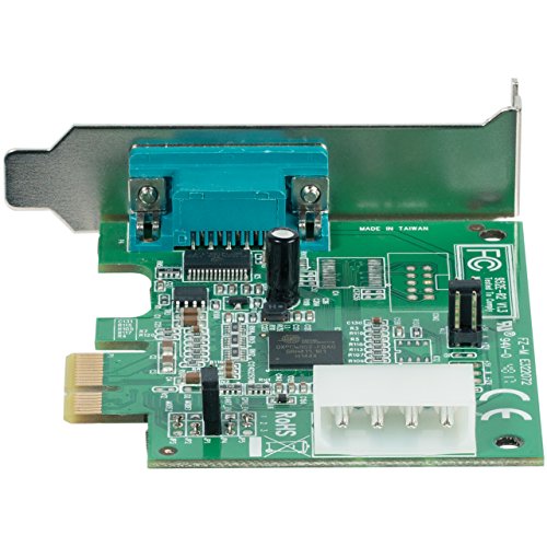 image for StarTech.com 1 Port Low Profile Native PCI Express RS232 Serial Card w
