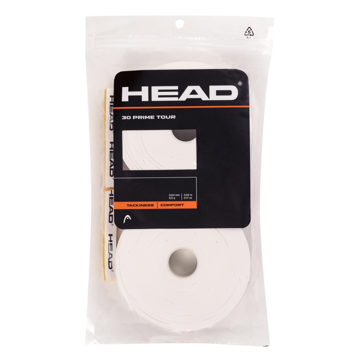 HEAD Prime Tour Overgrip 30 Pack White — image 1