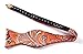 SetSense Men's Floral Jacquard Woven Self Bow Tie Set One Size Orange/Purple