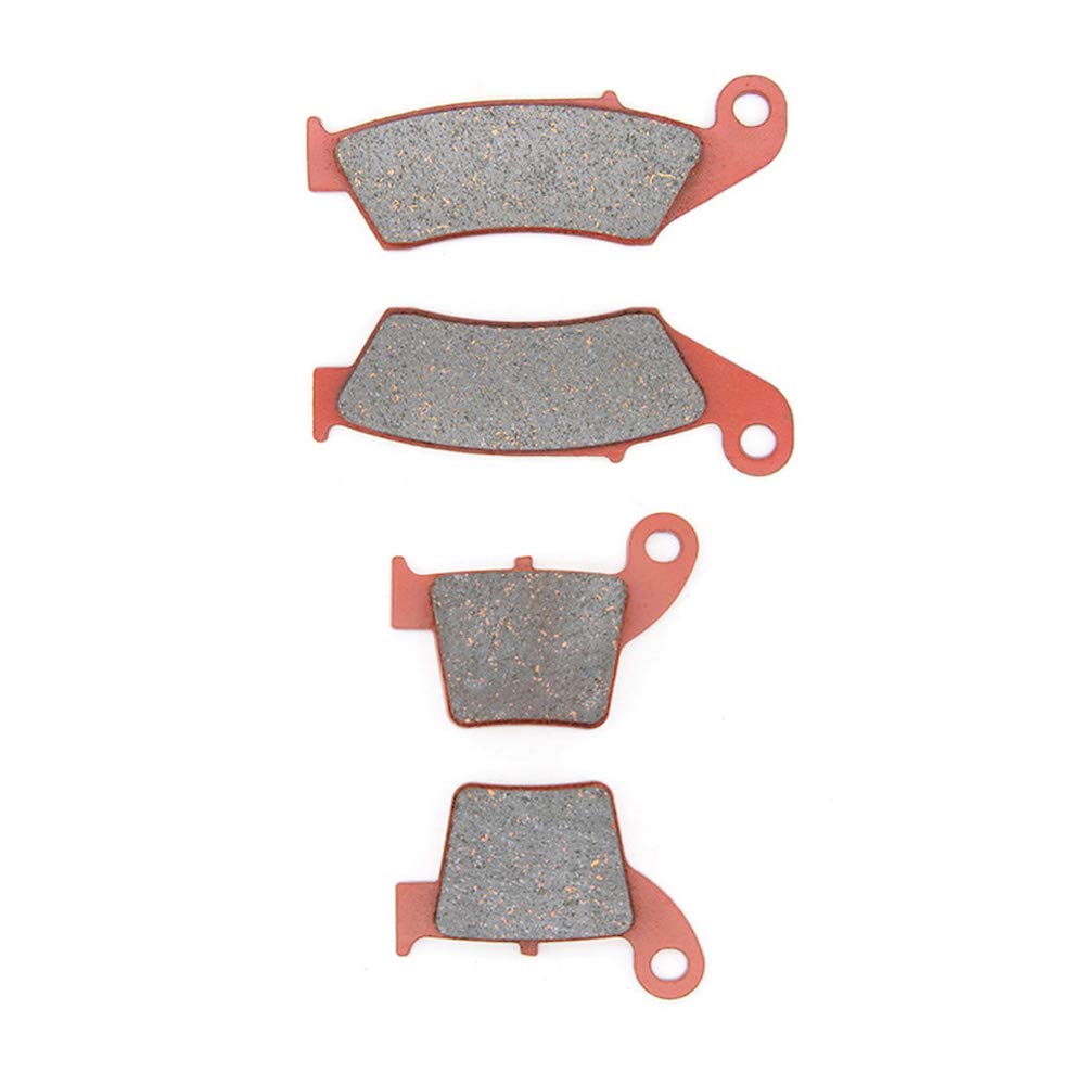 MEXITAL One Set Ceramic Motorbike Brake Pads Front and Rear for CR 125 R/CR 250 R (02-07) / CRF 250 R/X (04-17) / CRF 450 R/X (02-17) MX185-346