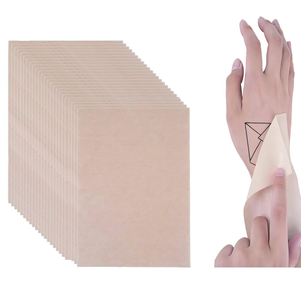 Photo 1 of ***PACK OF 3**JGYXQYD 24 Pcs Tattoo Cover Up Patch, 3.5" x 5" Ultra-Thin & Cuttable, Waterproof, Sweatproof for Scars Birthmarks Invisible Adhesive Stickers (Light Skin Tone)