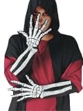 Fun World Skeleton Glove And Wrist Bone Gloves (Adult)